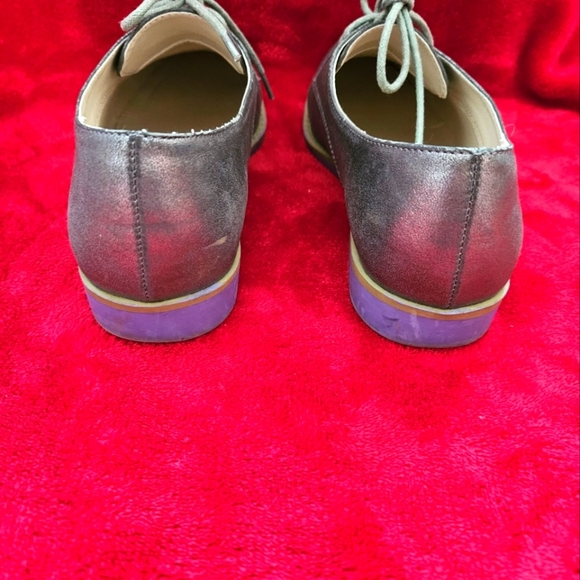 Redherring Metallic Lace-Up Women's Shoes-USA Size 7 - Picture 4 of 7